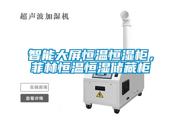 智能大屏恒溫恒濕柜，菲林恒溫恒濕儲(chǔ)藏柜