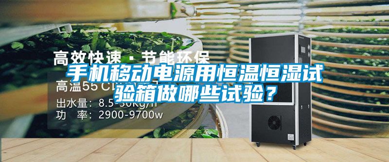 手機(jī)移動(dòng)電源用恒溫恒濕試驗(yàn)箱做哪些試驗(yàn)？
