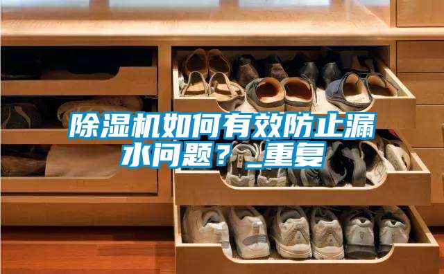 除濕機如何有效防止漏水問題？_重復(fù)