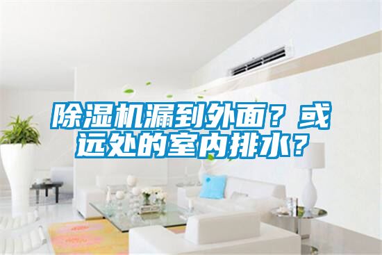 除濕機漏到外面？或遠處的室內(nèi)排水？