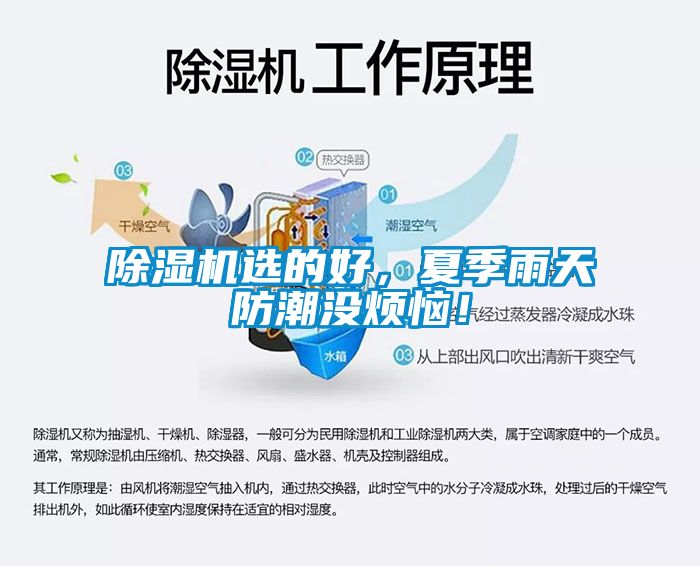 除濕機(jī)選的好，夏季雨天防潮沒(méi)煩惱！
