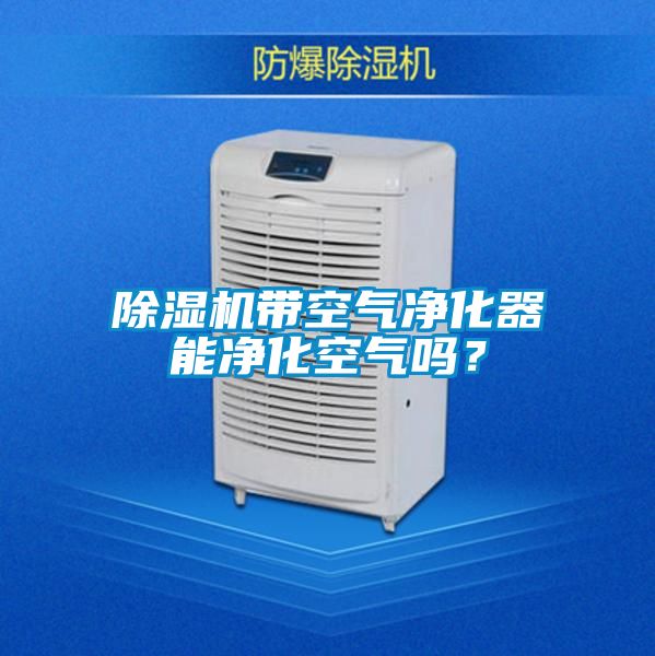 除濕機(jī)帶空氣凈化器能凈化空氣嗎？