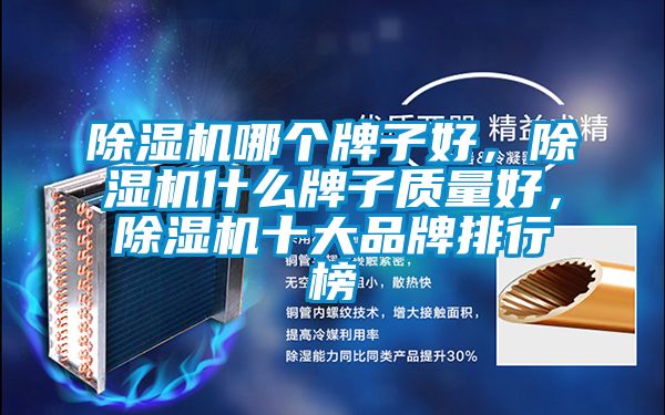 除濕機哪個牌子好，除濕機什么牌子質量好，除濕機十大品牌排行榜