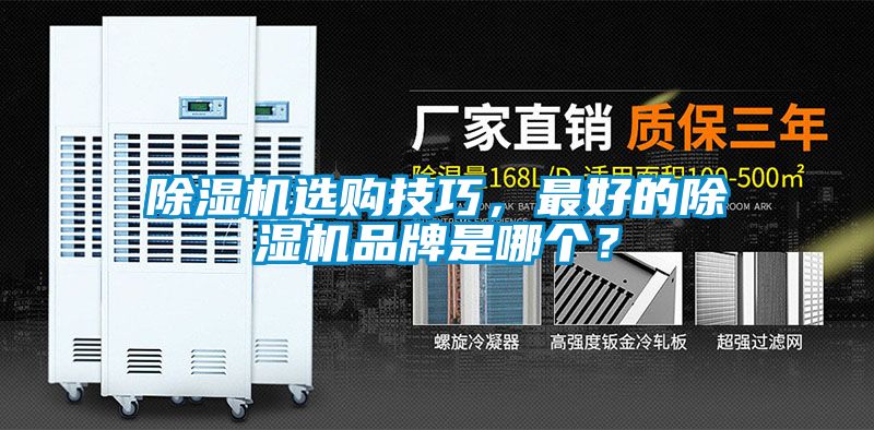 除濕機選購技巧，最好的除濕機品牌是哪個？