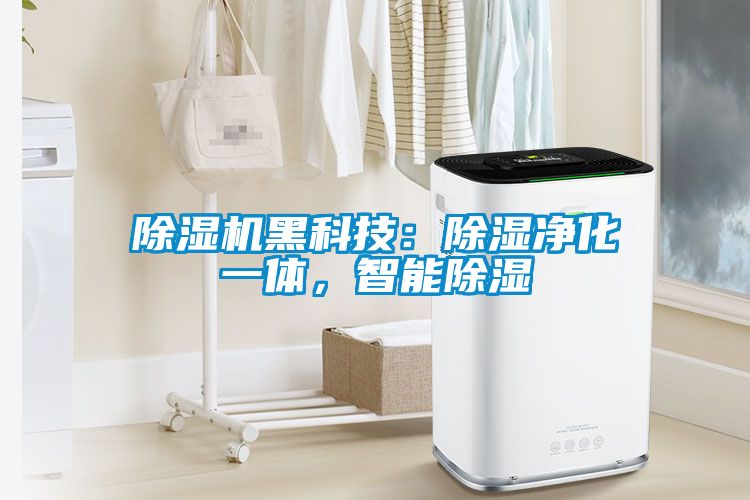 除濕機黑科技：除濕凈化一體，智能除濕