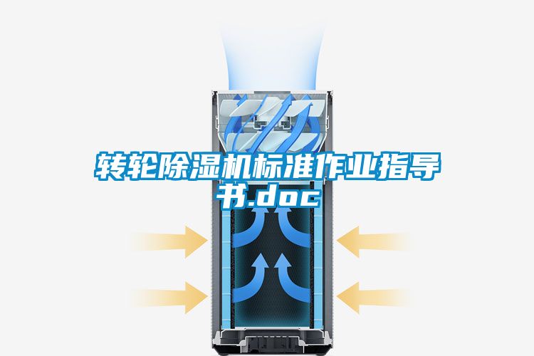 轉(zhuǎn)輪除濕機標準作業(yè)指導(dǎo)書.doc