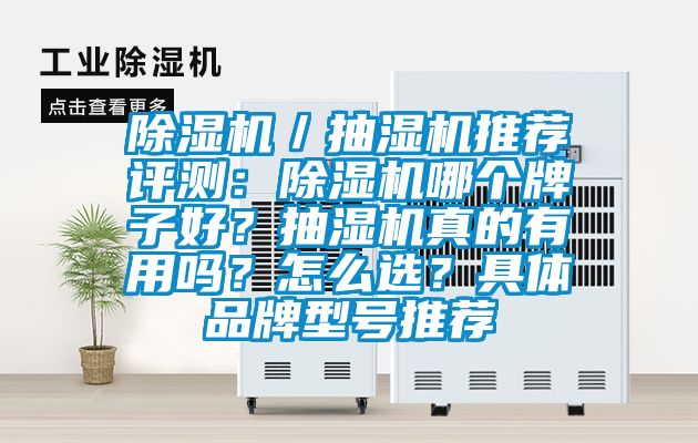 除濕機(jī)／抽濕機(jī)推薦評(píng)測(cè)：除濕機(jī)哪個(gè)牌子好？抽濕機(jī)真的有用嗎？怎么選？具體品牌型號(hào)推薦