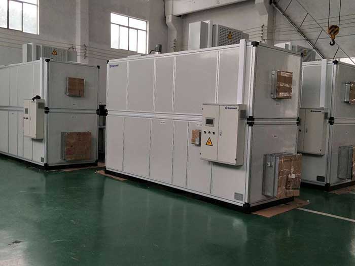 濟(jì)南銘威化工鋰電池鈷酸鋰零下40℃露點(diǎn)，三臺(tái)全新風(fēng)轉(zhuǎn)輪除濕機(jī)組
